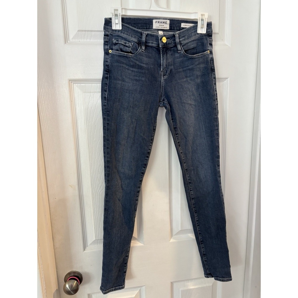 Women's FRAME‎ Jeans Medium Wash Stretch Le High Skinny sz. 26